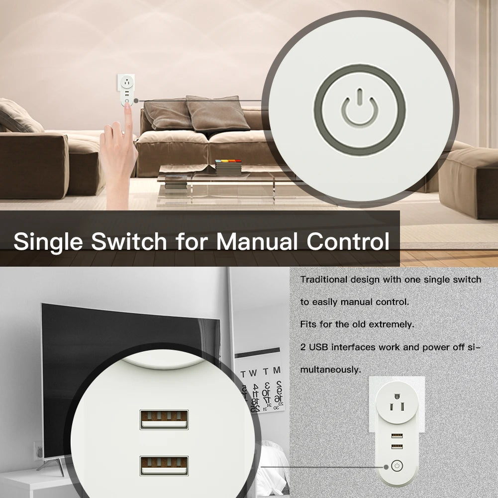 ZigBee 3.0 Smart Socket Plug