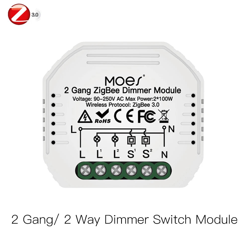 MOES Smart ZigBee WiFi Switch Module