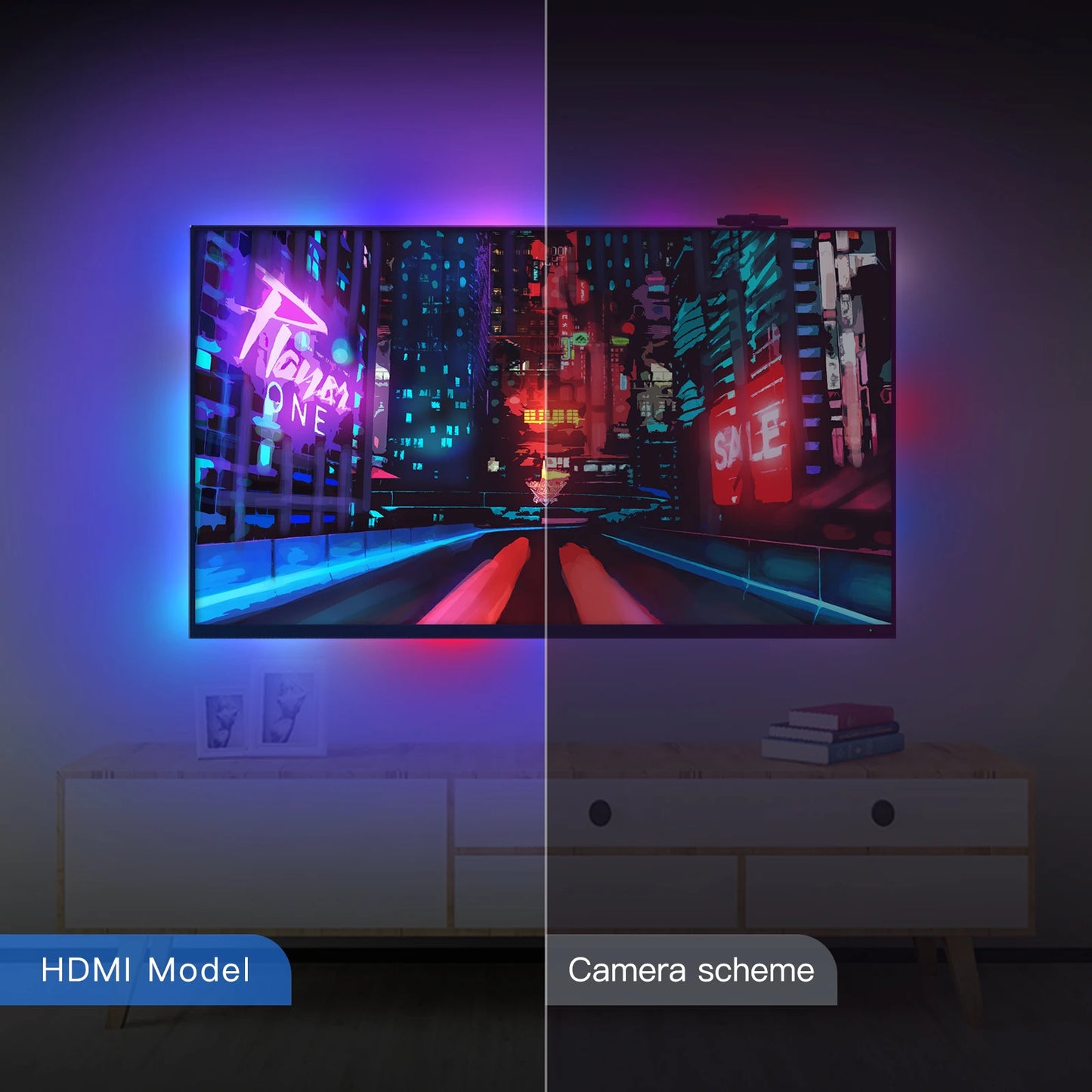 MOES Smart LED Strip Lights with HDMI