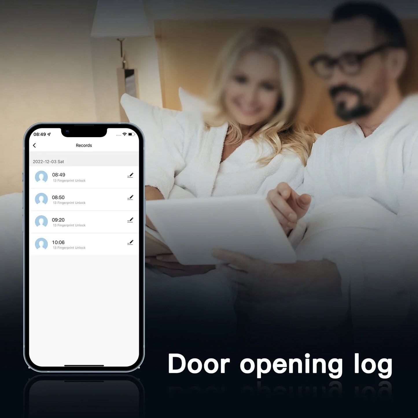 MOES WiFi Smart Fingerprint Coded Door Lock