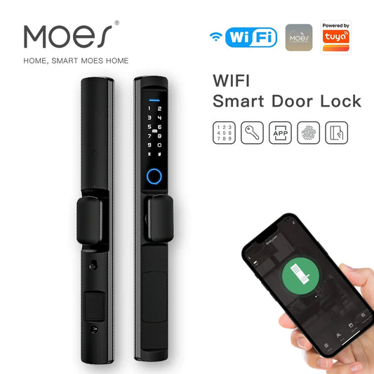 MOES WiFi Smart Fingerprint Coded Door Lock