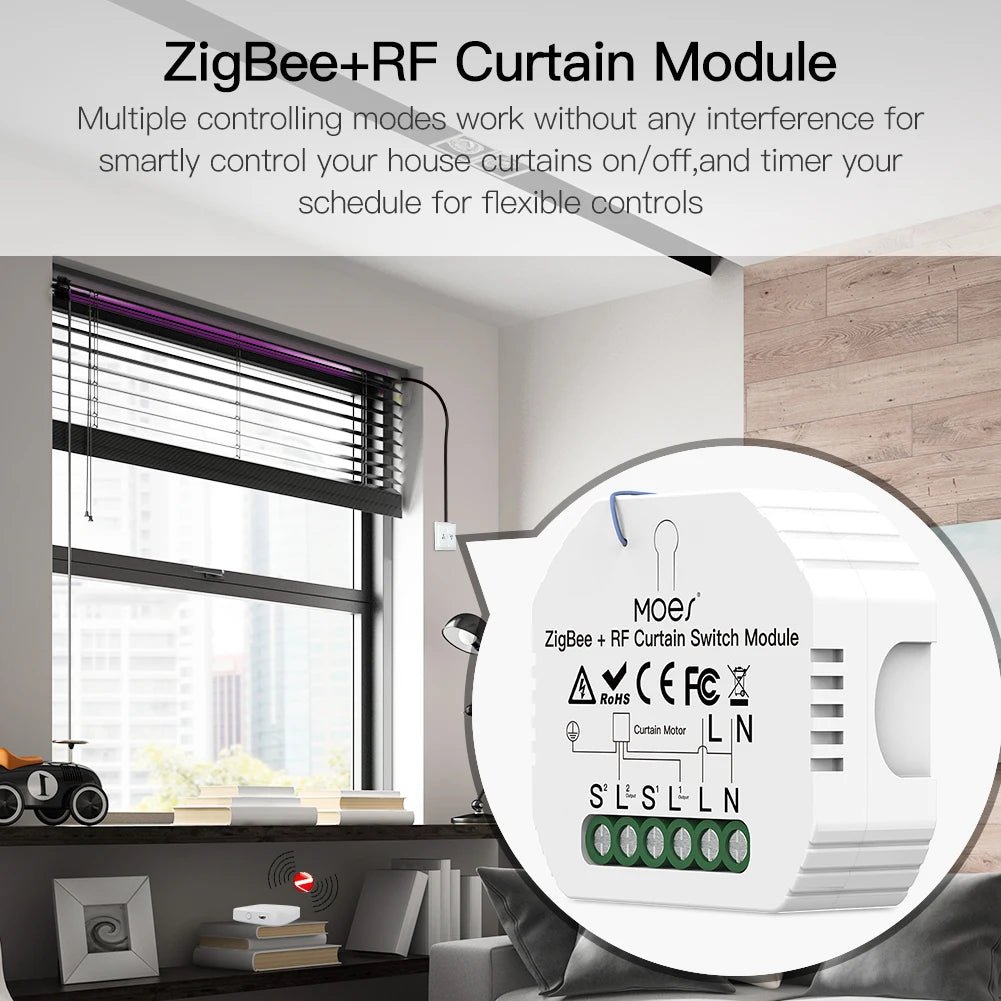 MOES Smart ZigBee WiFi Switch Module