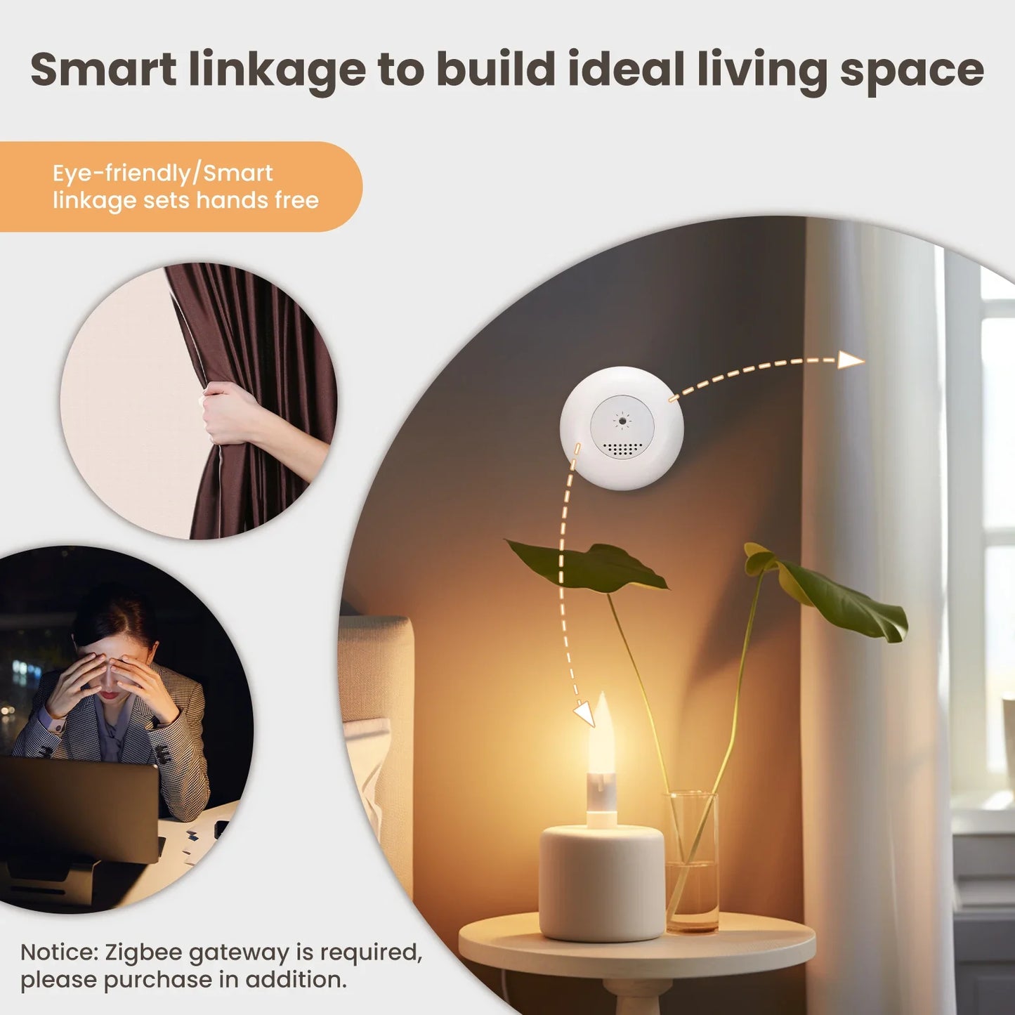 MOES Tuya Zigbee Smart Light Sensor